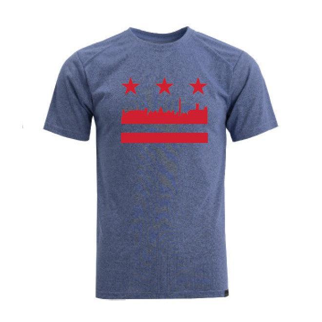 Recover DC Flag Sport Short Sleeve T-Shirt - Patriotic Athletic Tee for Running, Gym & Casual Wear