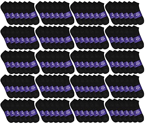 120 Pairs Mens Black