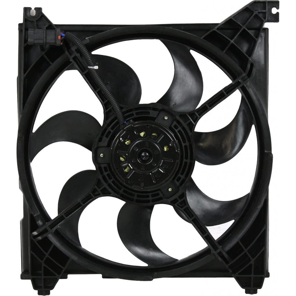 Hyundai Santa Fe Radiator Fan Assembly Replacement 2001-2006 - Compatible with 2.4L & 2.7L Engine Models - Fits HY3115108, 25386-26200, 25231-38000, 25350-26000 - Perfect for Cooling System Repair & Maintenance