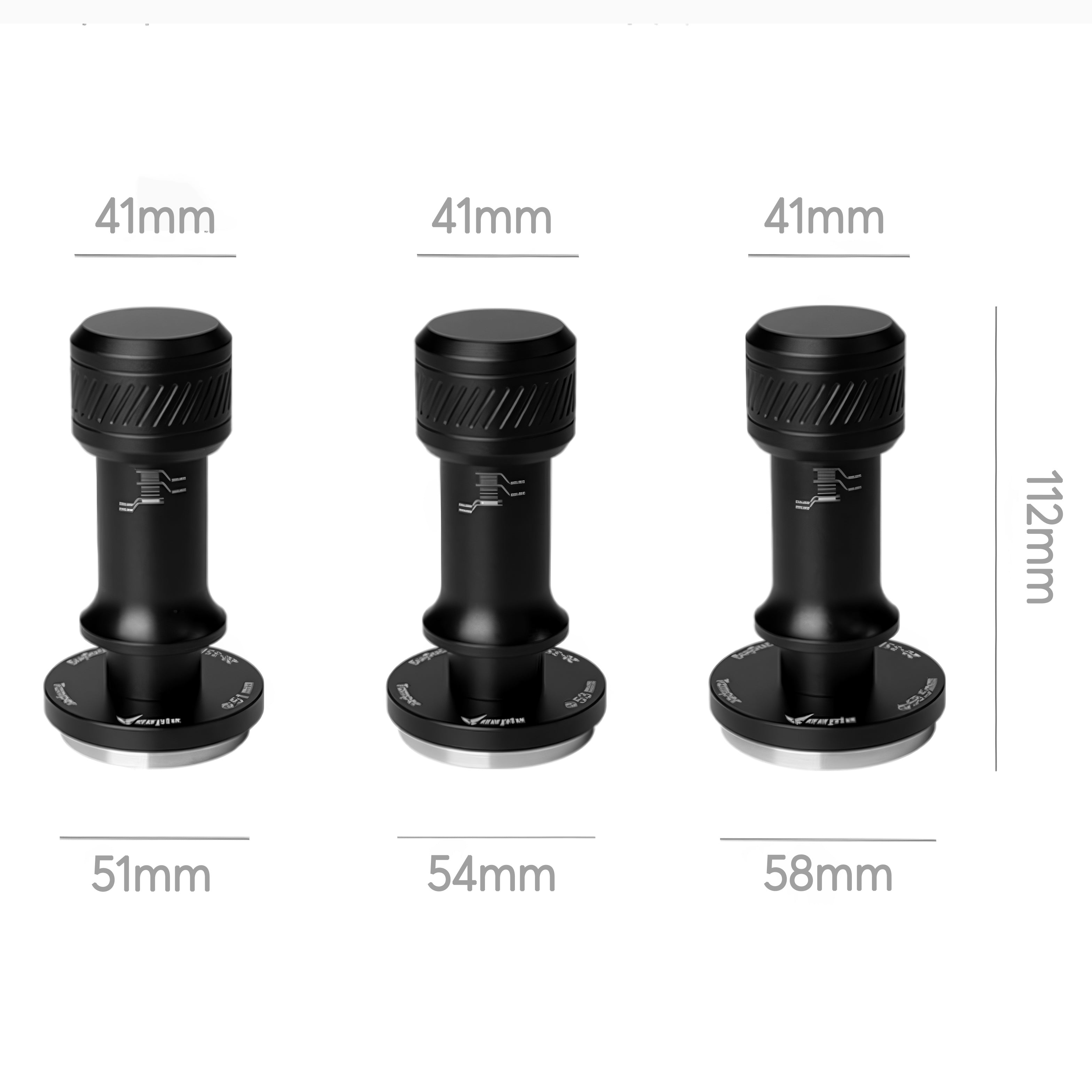 Premium Thor Adjustable Pressure Coffee Tamper - 58mm Stainless Steel Espresso Tamping Tool with Ergonomic Handle for Baristas & Home Brewing - Perfect for Espresso Machines & Coffee Shops