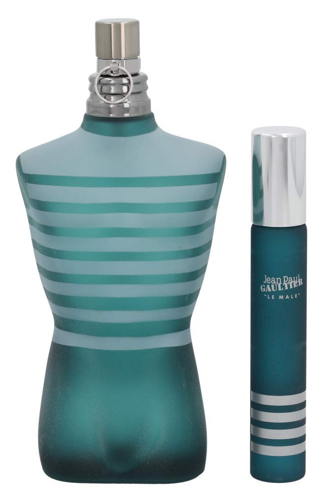 Jean Paul Gaultier Le Male Men's 2 Piece Gift Set - Eau de Toilette Spray & After Shave Balm - Perfect for Valentine's Day, Anniversary & Birthday Gifts for Him