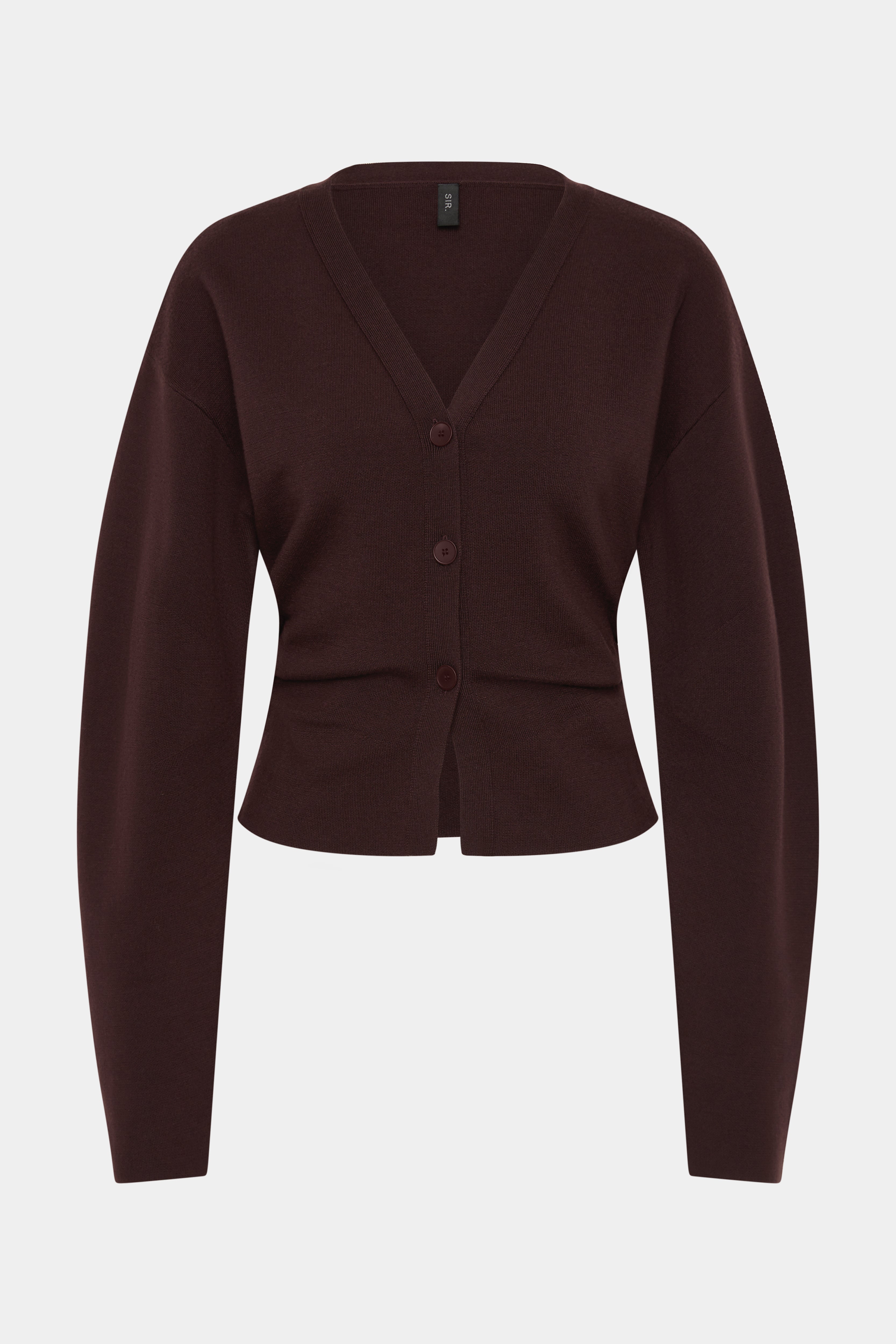 Stylish Ayana Gathered Cardigan for Women - Soft Knit Open Front Sweater | Perfect for Office, Date Night & Casual Outfits