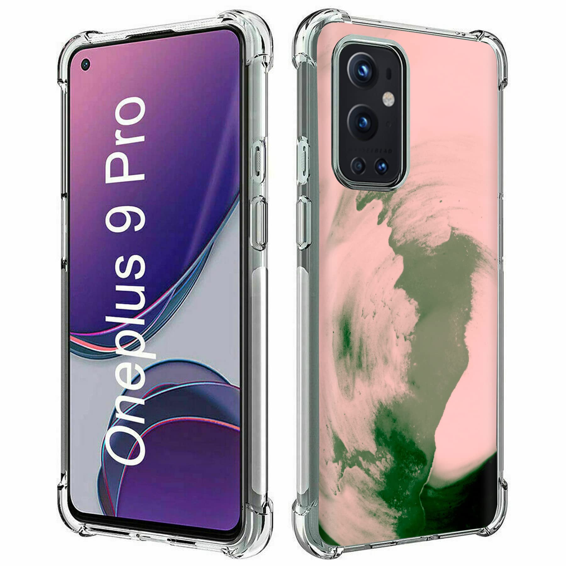 Premium TPU Protective Case for OnePlus 9 Pro - Pastel Gradient Design, Shockproof & Anti-Scratch Cover - Perfect for Daily Use, Travel & Work - Printed in USA