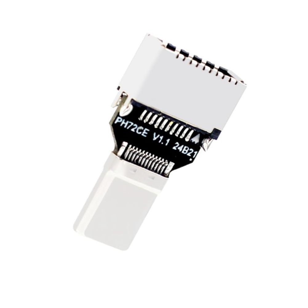 USB 3.2 Type-C Male to Type-E Female Adapter 20Gbps - Front Panel Computer Case Motherboard Expansion Connector - Perfect for PC Builds & Motherboard Upgrades
