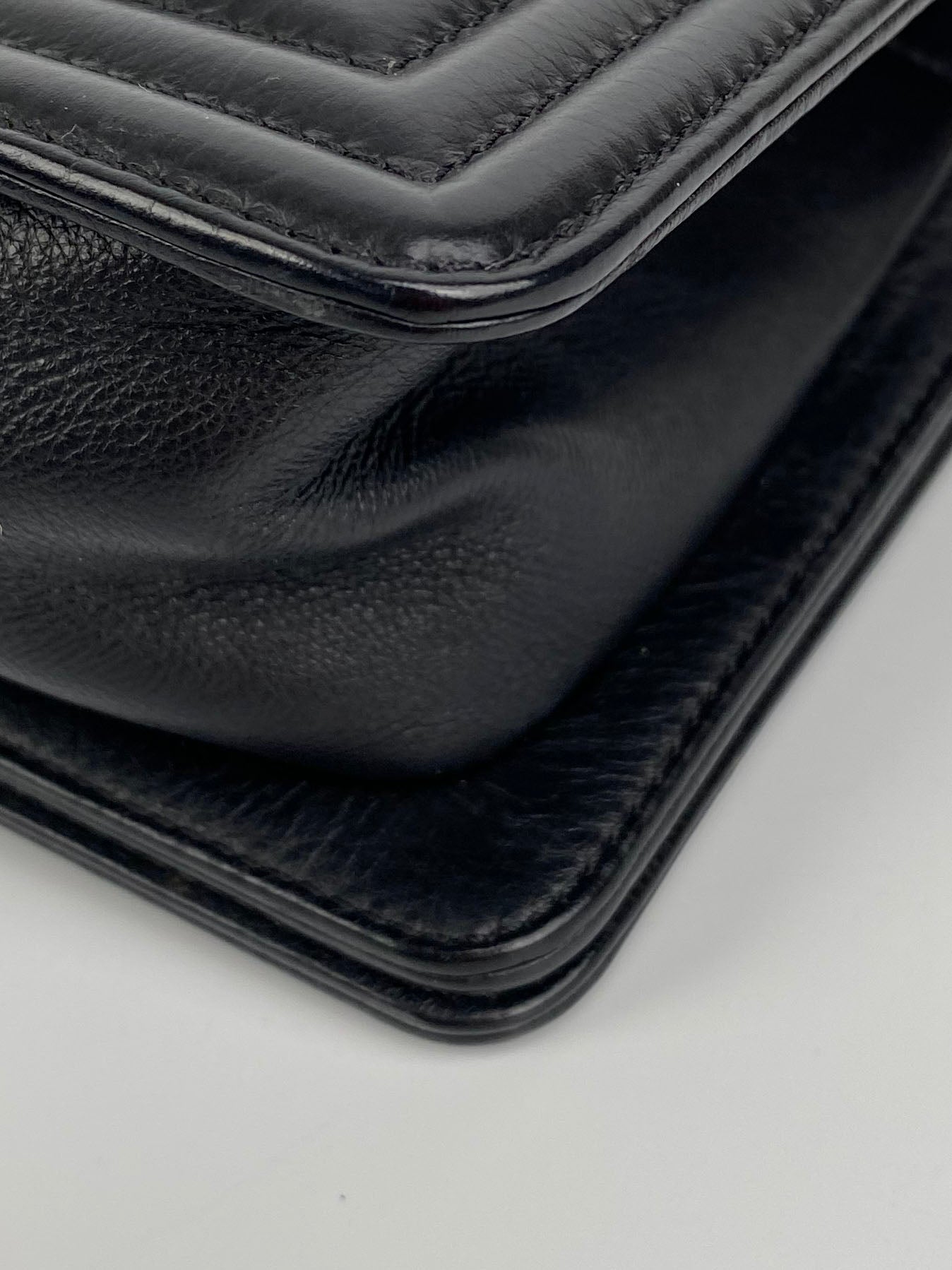 Chanel Black Ponyhair Small Square Boy Bag - Luxury Designer Crossbody Purse for Women, Evening Parties & Special Occasions