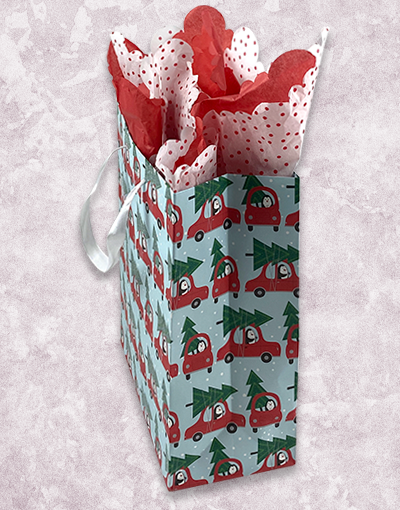 Premium Penguin-Themed Gift Bags for Parties & Holidays - Cute Animal Print Reusable Shopping Bags for Birthdays, Christmas & Special Occasions