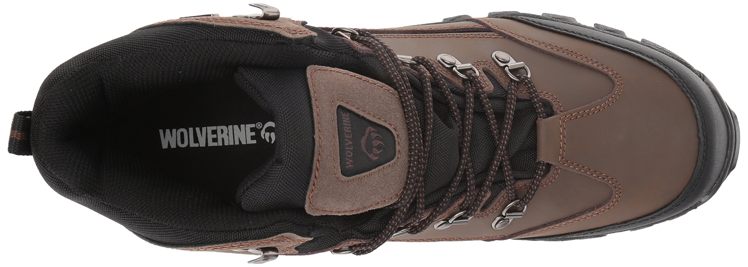 Wolverine Men's Spencer Waterproof Hiking Boots - Durable Leather Outdoor Boots for Trekking & Camping | Perfect for Mountain Trails, Backpacking & Everyday Wear