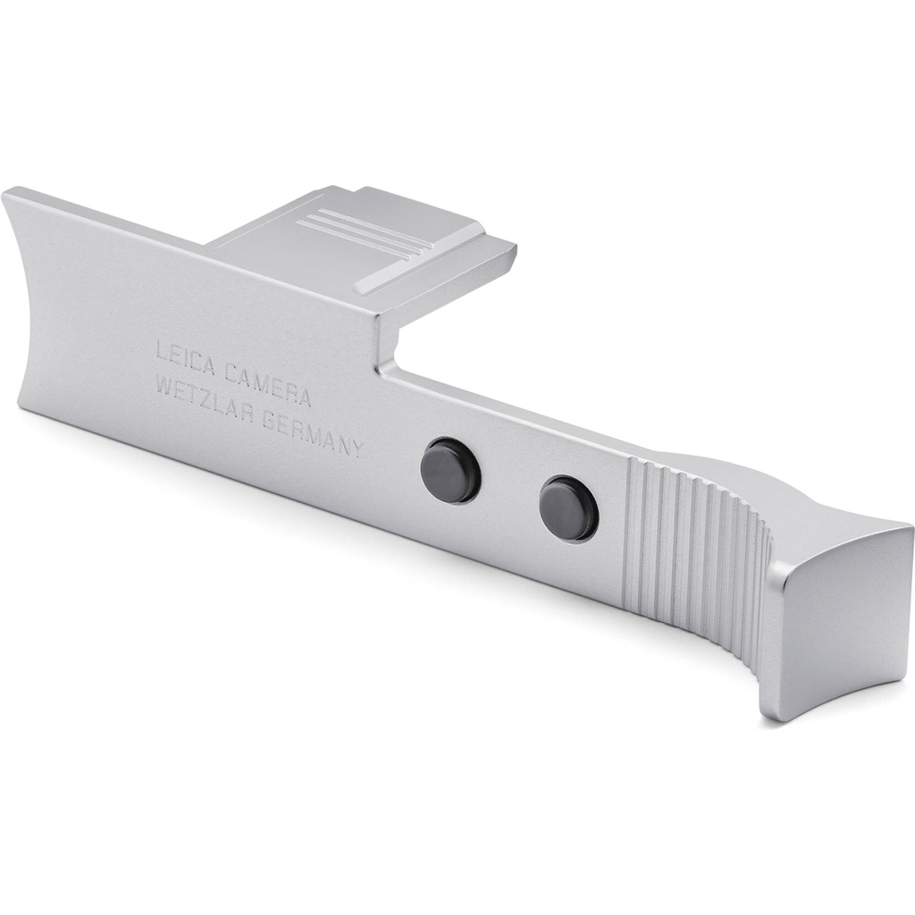 Leica Thumb Support Q3 - Aluminum Silver Grip for Leica Q3 Camera | Ergonomic Thumb Rest for Improved Handling & Stability | Perfect for Street & Travel Photography