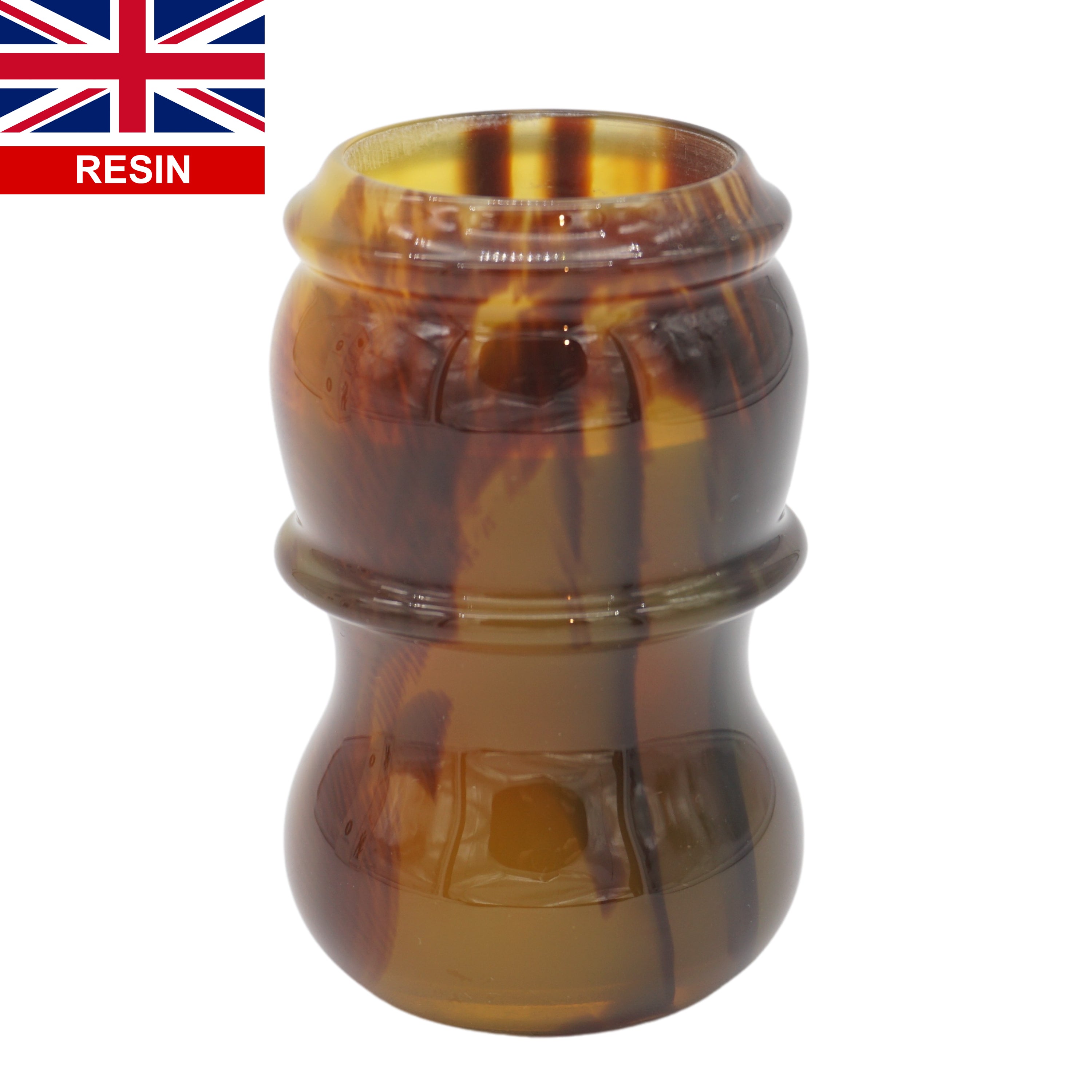 Premium Tortoise Handcrafted Shaving Brush Handle - Fits 24mm & 26mm Knots - Perfect for Wet Shaving & Grooming Gifts for Men