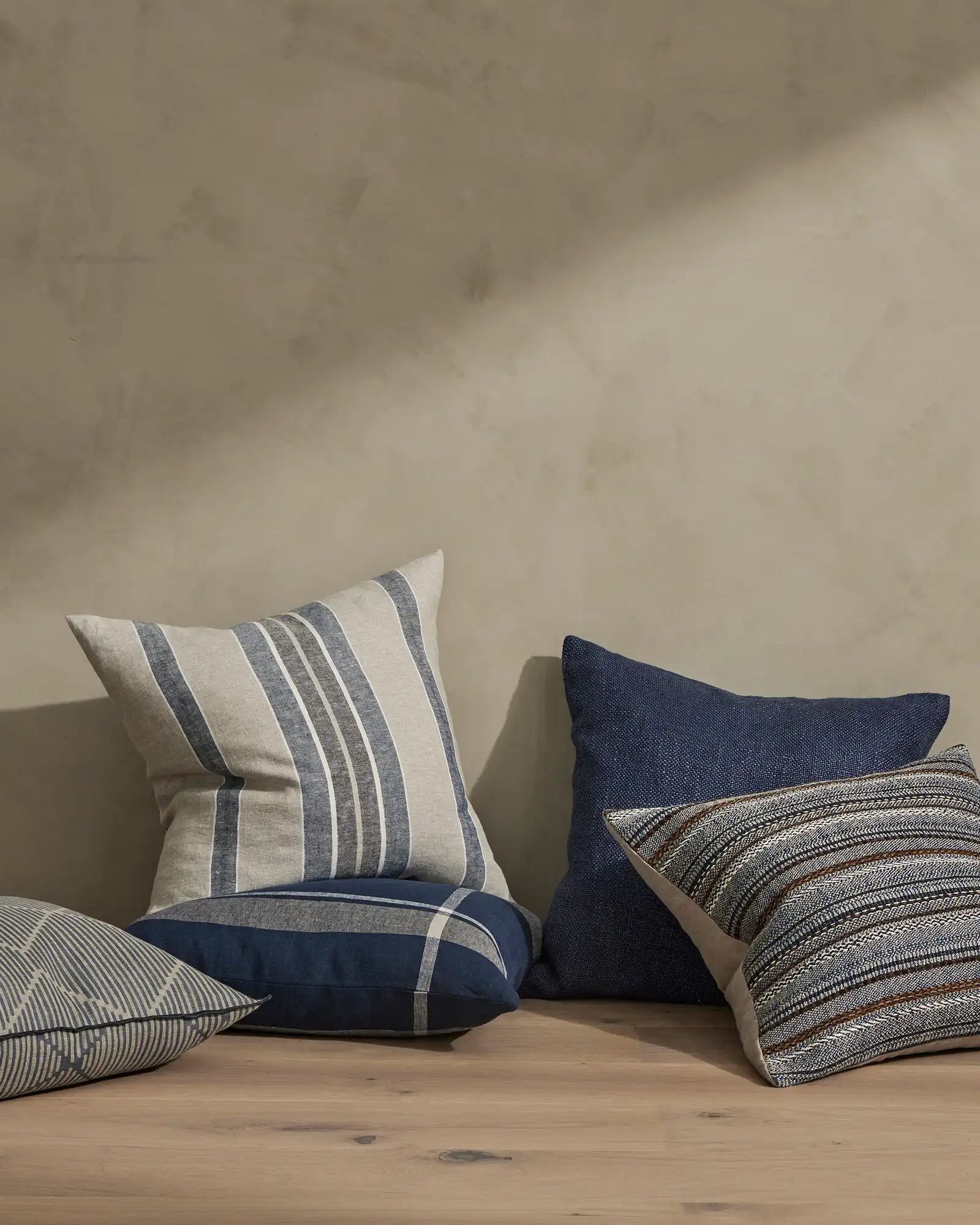 Premium Domenica Cushion Denim Pillow - Soft & Stylish Home Decor for Living Room, Bedroom, or Office - Washable & Durable Comfort