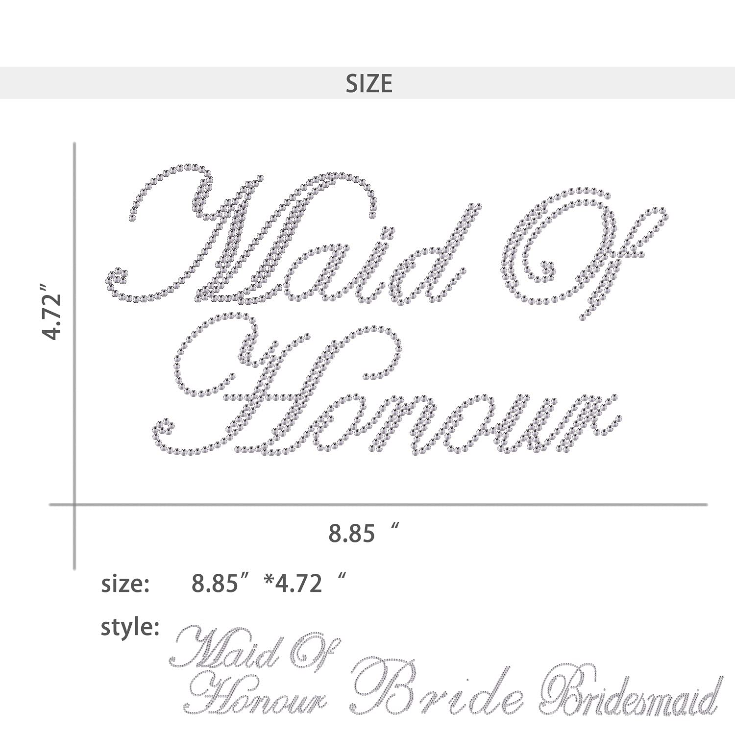 Custom Rhinestone Tote Bag for Bride & Bridesmaids - Elegant Cotton Bridal Shower Gift, Bachelorette Party Favor (Crystal Design) - Perfect for Wedding Prep, Girls' Trips & Special Occasions