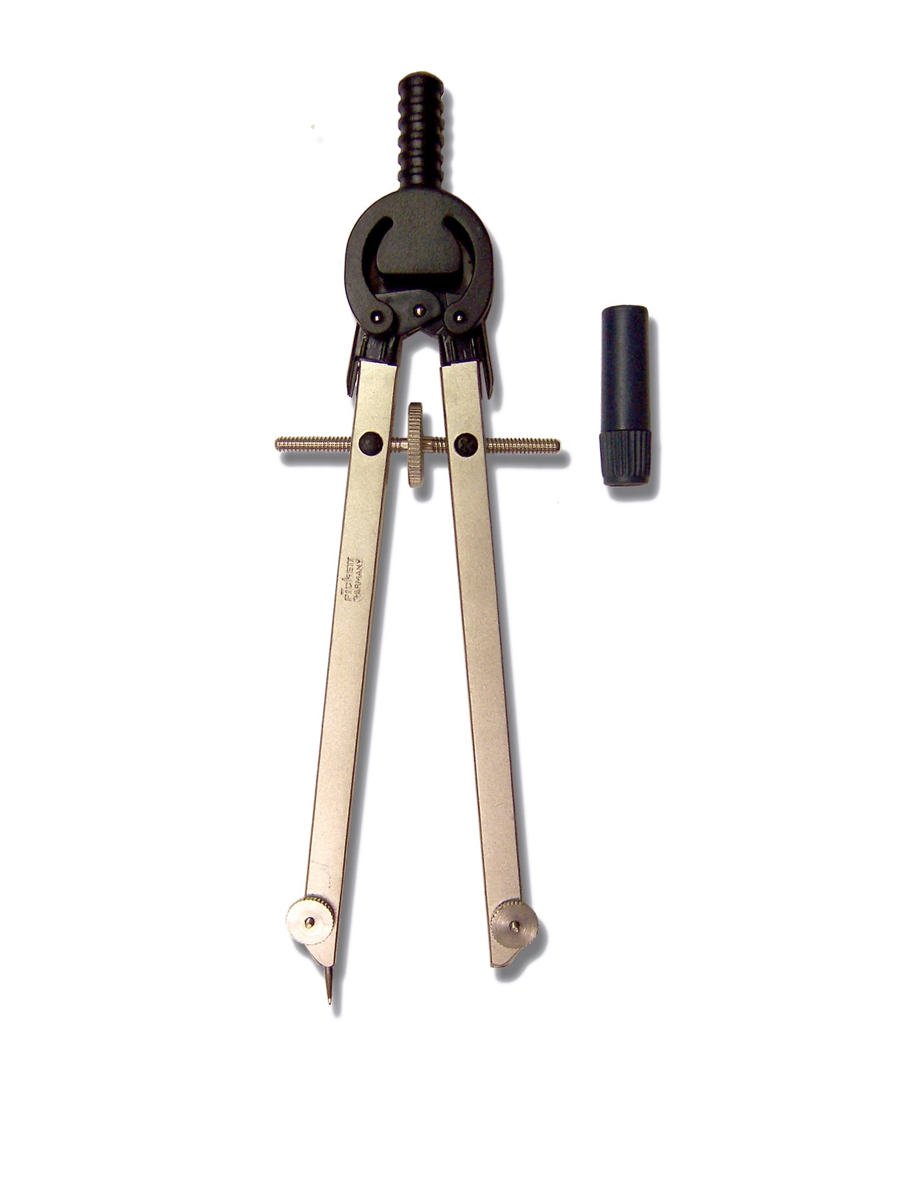 Professional Chartpak Bow Pencil Drafting Compass - 6 Inch Precision Geometry Tool for Architects, Engineers & Students - Perfect for Technical Drawings, Math Classes & Engineering Designs (Silver)