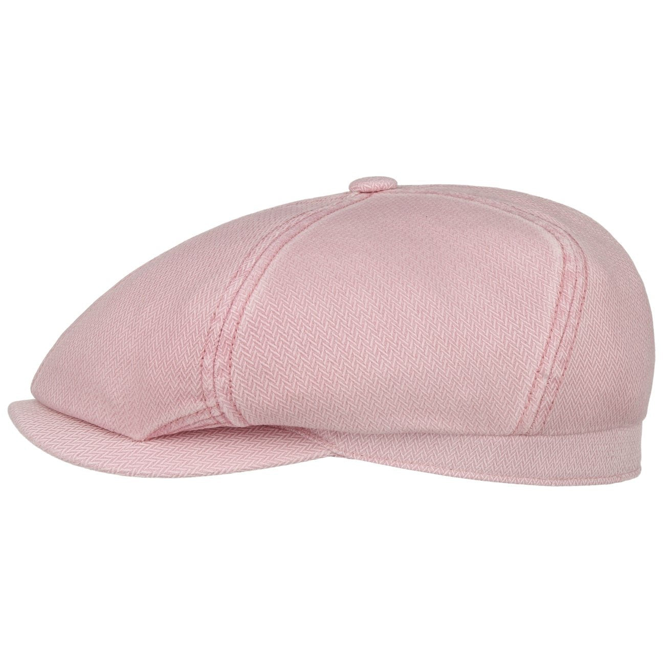 Stetson 6-Panel Cotton Flat Cap for Men - Breathable & Lightweight Summer Hat for Outdoor Festivals, Hiking, and Casual Wear