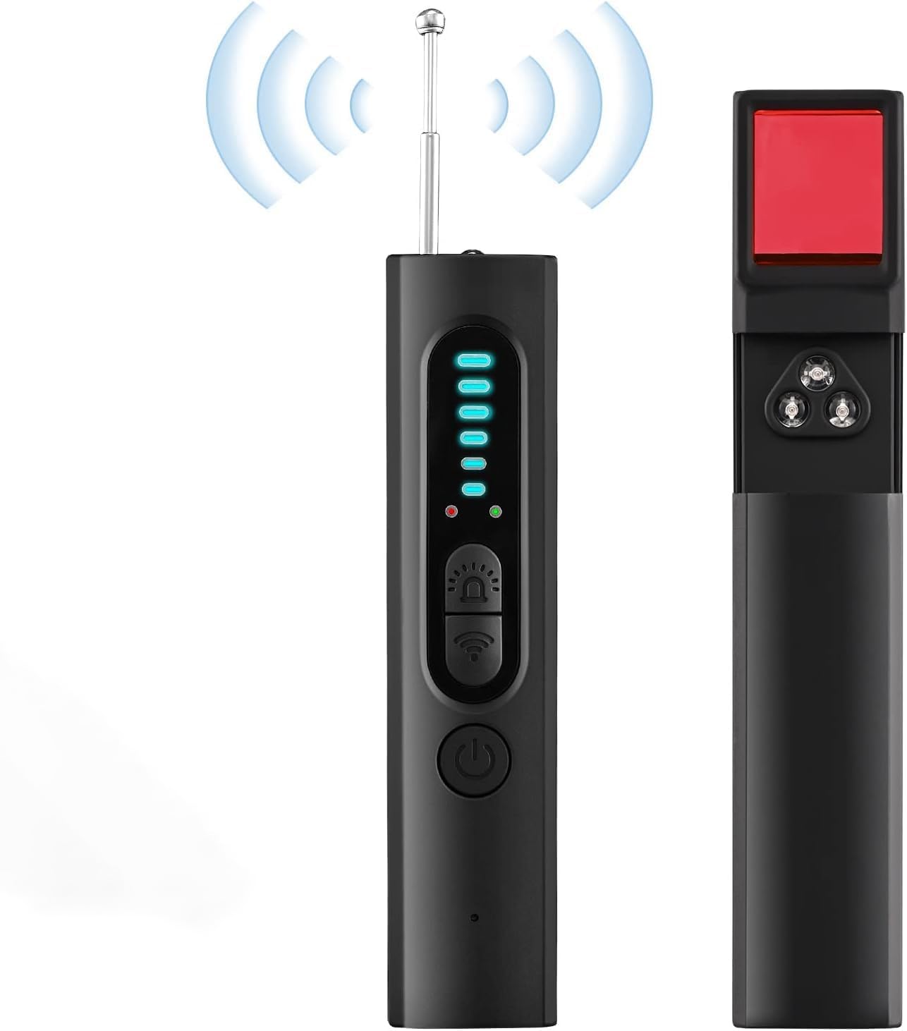Hidden Camera & GPS Detector - 5-Level Sensitivity Anti-Spy Device for Home, Office & Travel Security | Privacy Protection Scanner