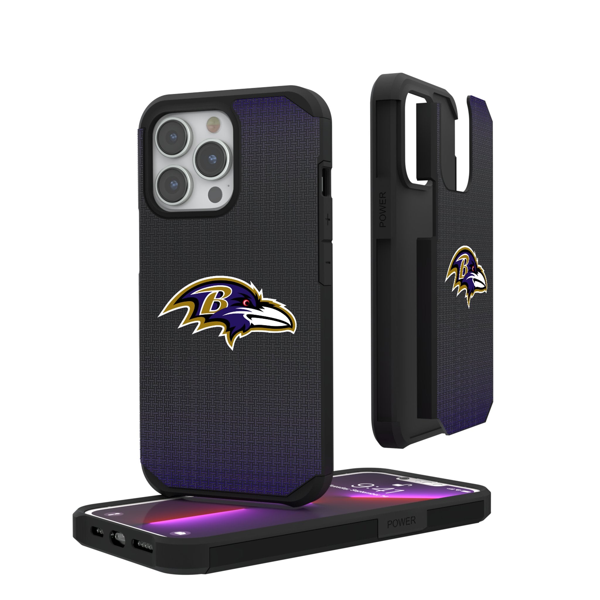 Baltimore Ravens Rugged Linen Phone Case - Durable Protection for iPhone & Android - Perfect for Fans, Travel & Outdoor Activities