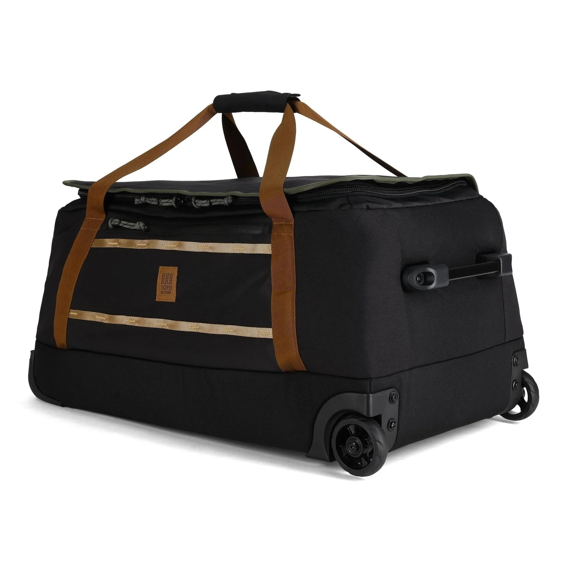 Topo Designs Mountain Duffel Roller 90L - Large Travel Duffel Bag with Wheels for Outdoor Adventures, Camping & Air Travel | Durable Waterproof Luggage for Hiking Trips & Gear Storage