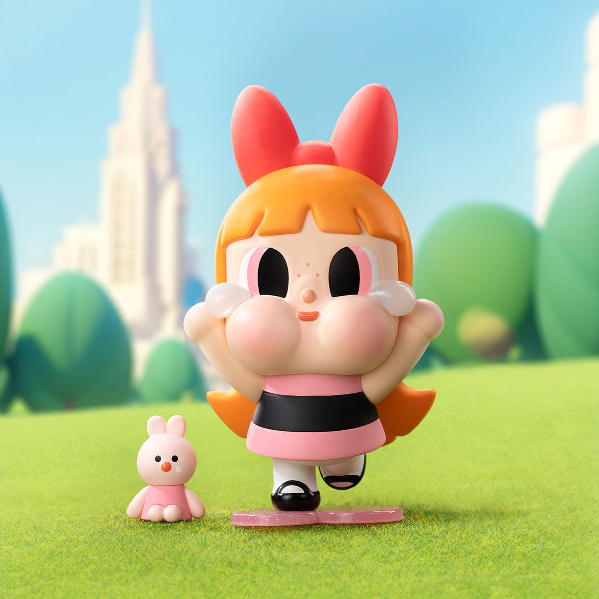 Crybaby x Powerpuff Girls Collectible Action Figures - Limited Edition Cartoon Network Merchandise for Display, Gifts & Anime Collections