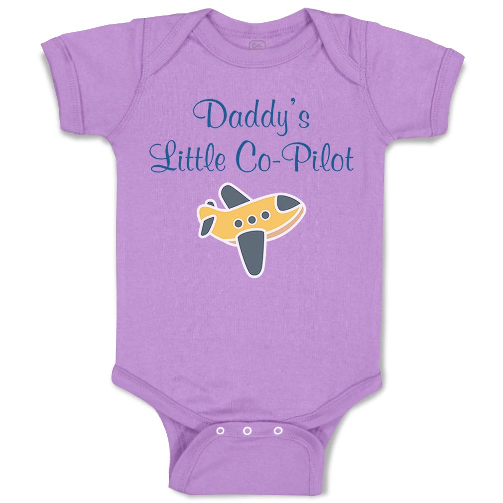 Daddy's Little Co-Pilot Baby Bodysuit - Cute Western Style Outfit for Boys & Girls | Perfect for Father's Day Gifts, Family Photos & Cowboy-Themed Events