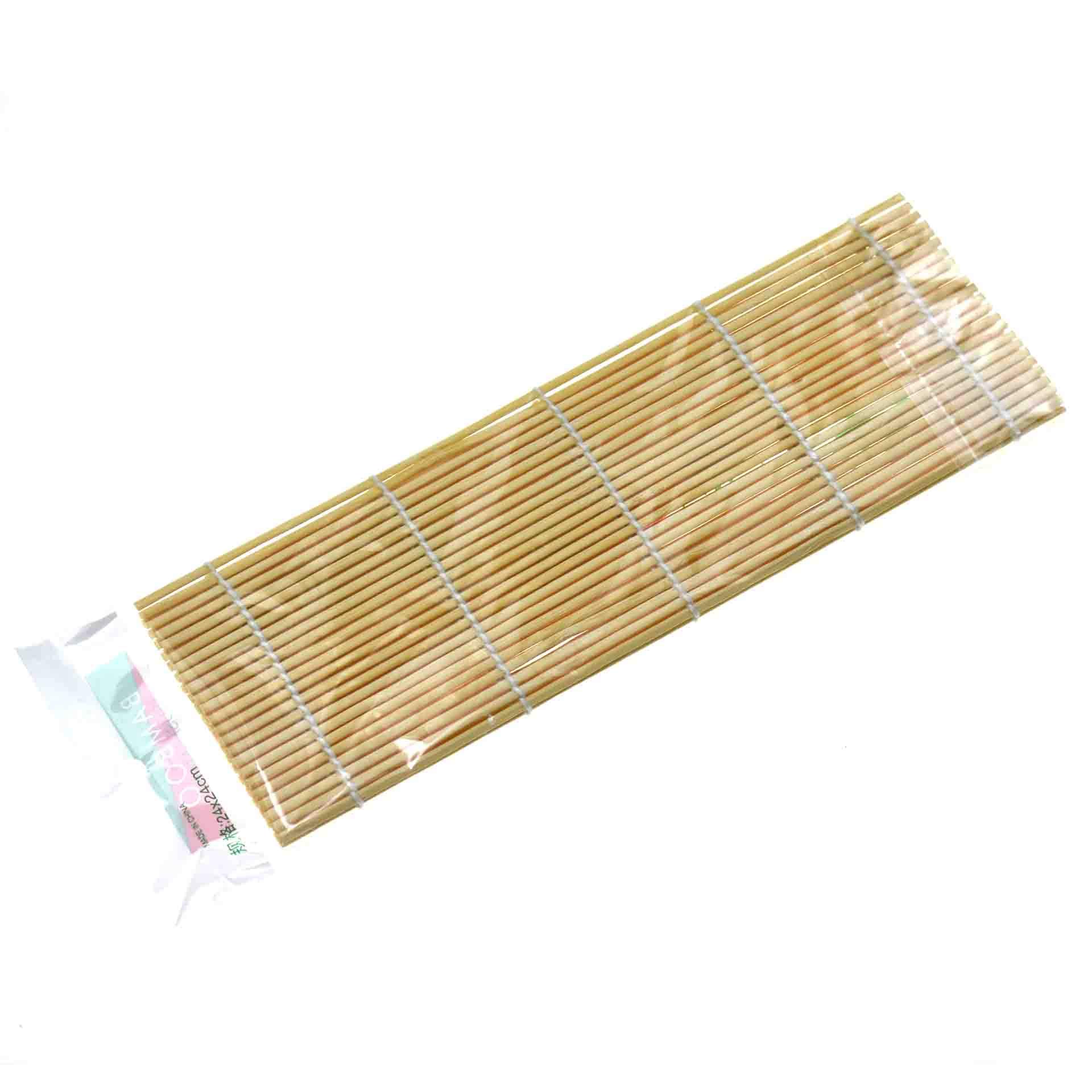 Premium Bamboo Sushi Rolling Mat - Japanese DIY Sushi Maker Kit for Onigiri, Rice Rolls & Chicken Rolls | Authentic Sushi Making Tool for Home Kitchens & Asian Cooking Enthusiasts