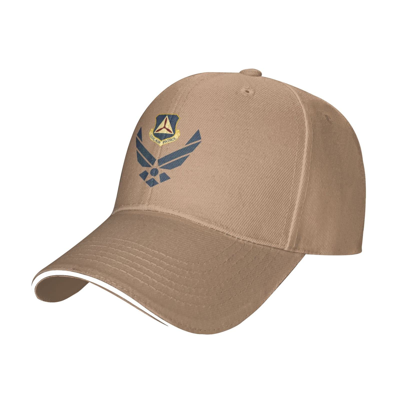 Air Force Civil Air Patrol Baseball Cap - Adjustable Duck Bill Military Style Hat for Men & Women (Black) - Perfect for Veterans, Cadets & Outdoor Activities