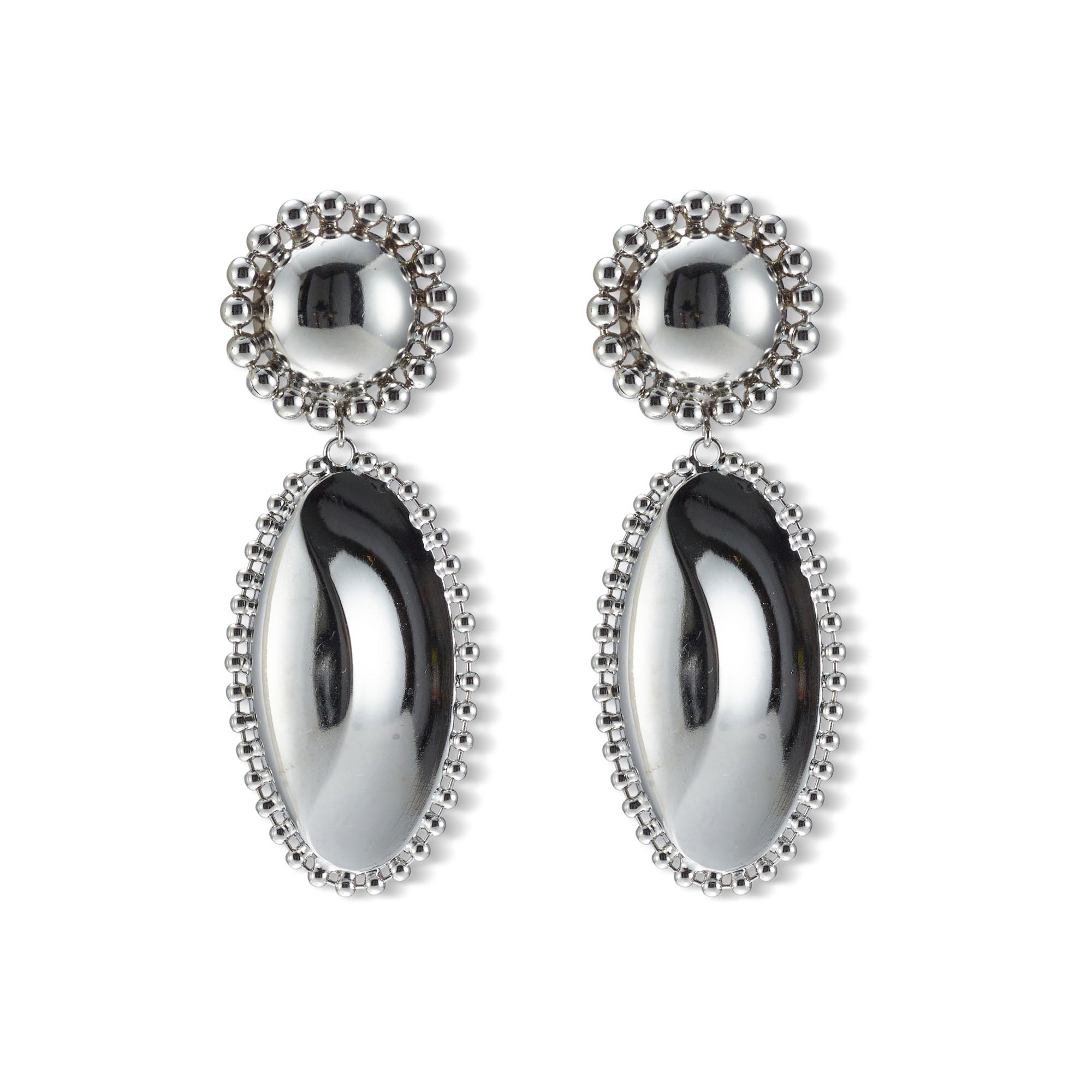 Marsha Ball Chain Drop Earrings for Women - Elegant Dangle Jewelry for Parties, Weddings & Everyday Wear