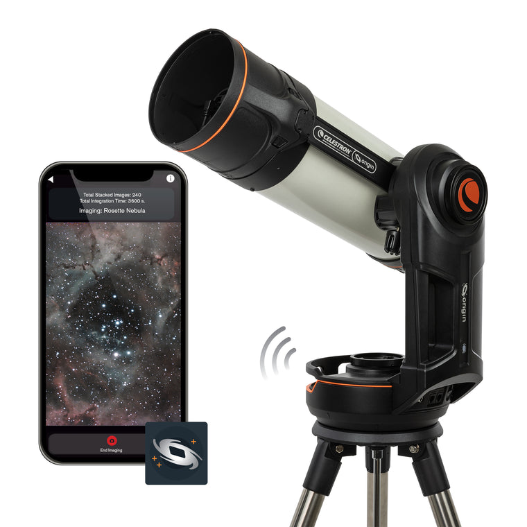 Celestron Origin Smart Telescope - WiFi Connected, High-Powered Astronomy Telescope for Beginners & Professionals | Perfect for Stargazing, Astrophotography & Backyard Astronomy