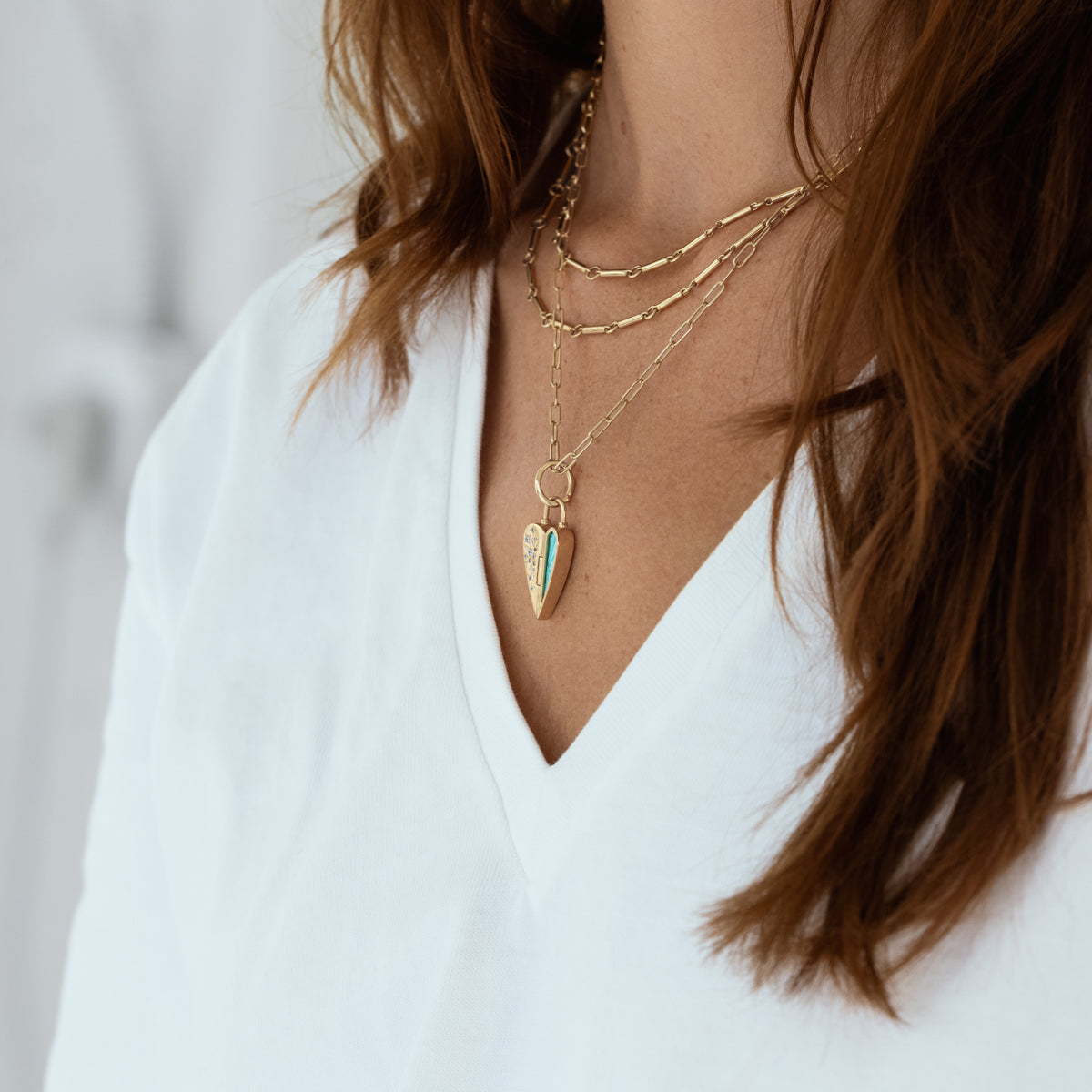 Wild Heart Pendant Necklace - Natural Stone Jewelry for Women, Boho Chic Accessories - Perfect for Everyday Wear, Gifts & Spiritual Healing