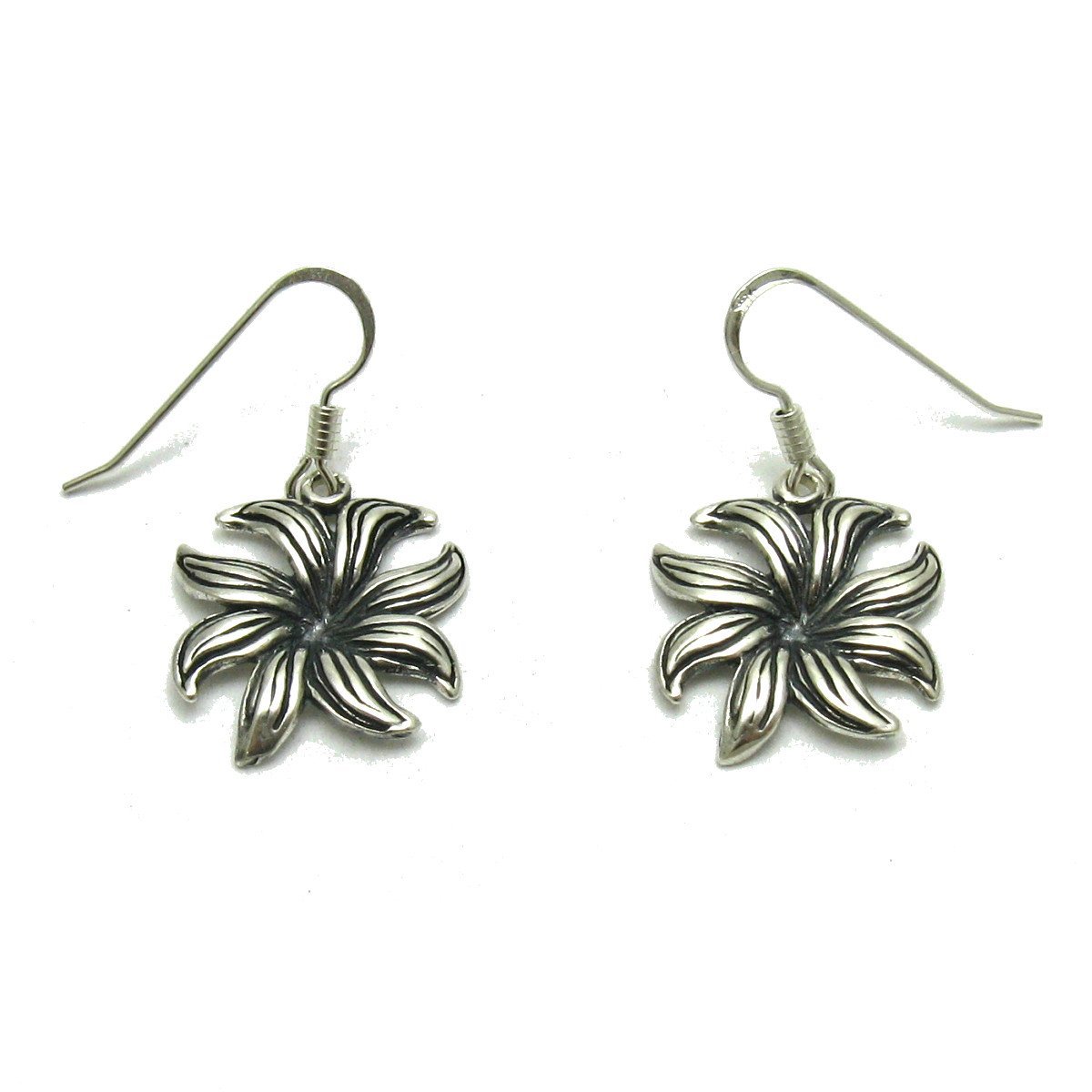 925 Sterling Silver Dangling Flower Empress Earrings for Women - Elegant & Hypoallergenic Jewelry for Parties, Weddings & Everyday Wear
