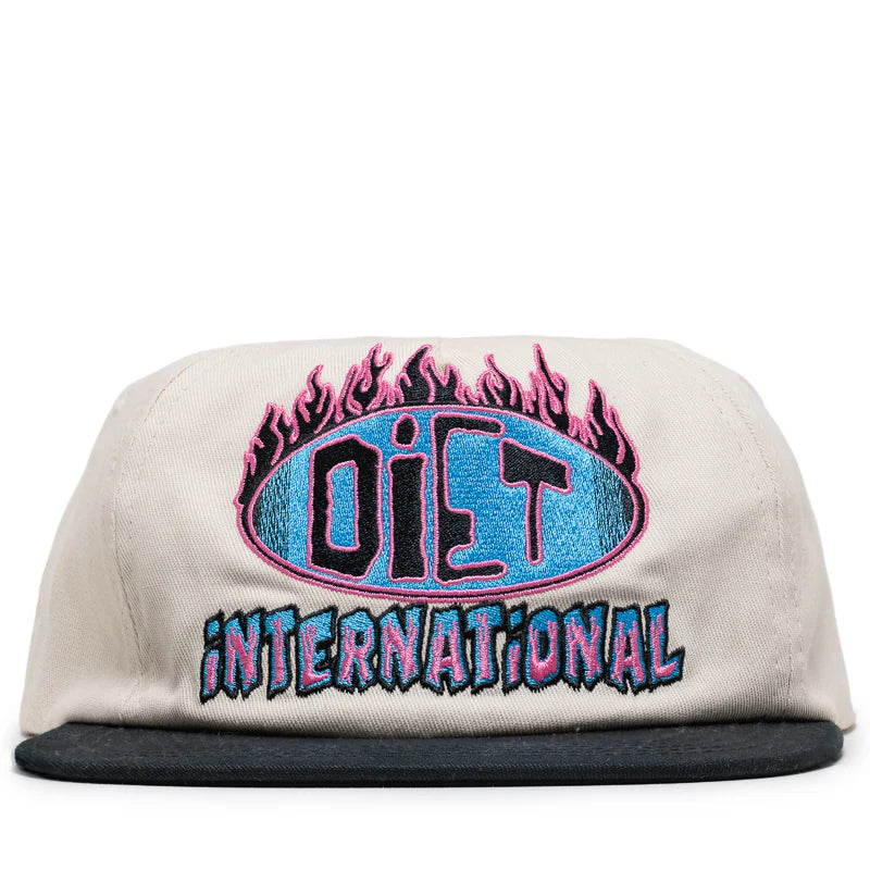 DIET STARTS MONDAY International Flame Hat - Stylish Adjustable Baseball Cap for Men & Women - Perfect for Gym, Running, Workouts & Outdoor Activities