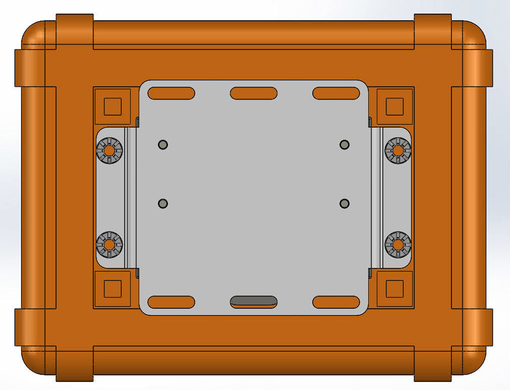 Single Base Plate - Heavy Duty Metal Base Plate for DIY Projects, Furniture Assembly & Home Improvement | Durable & Sturdy Construction