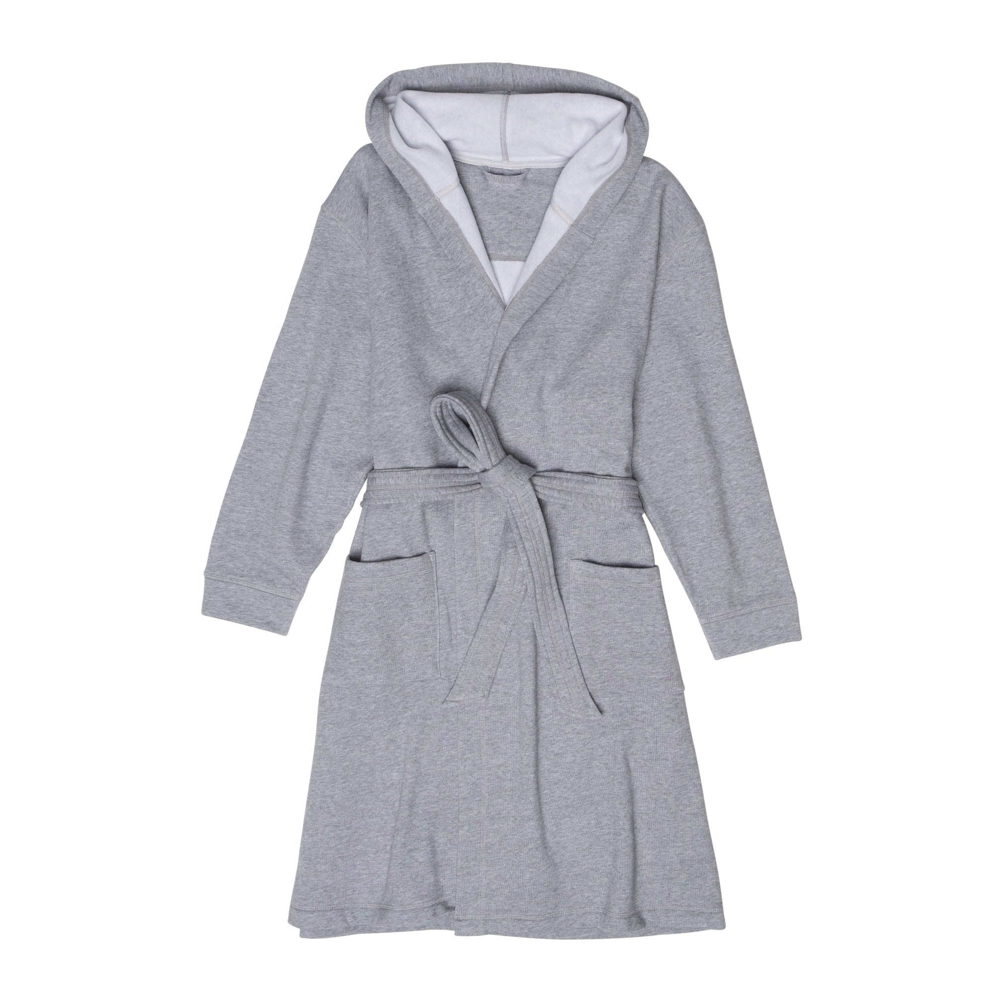 Kassatex Jersey Knit Hooded Robe - Soft & Comfortable Women's Bathrobe for Spa, Lounge & Home Relaxation