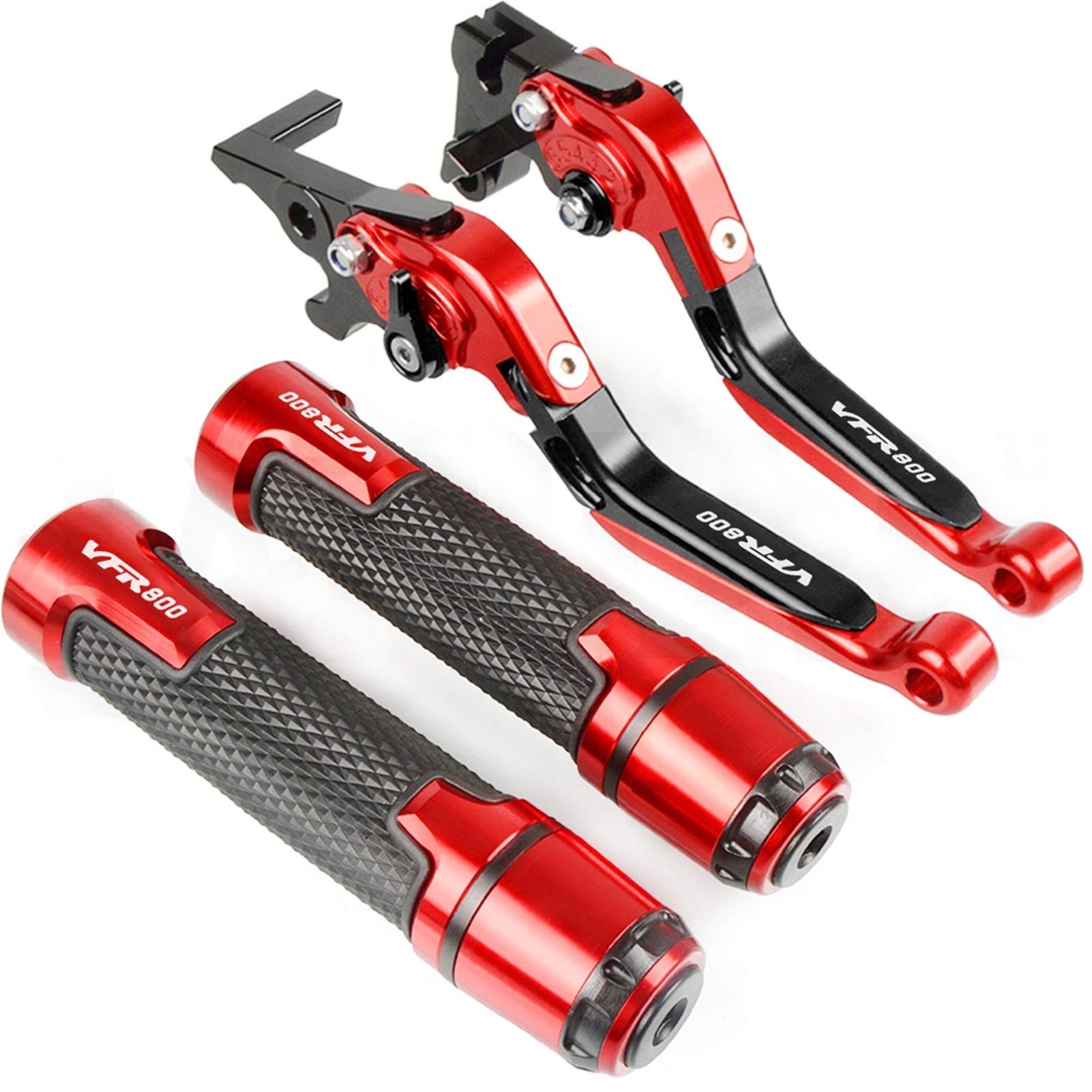Honda VFR800 VTEC CNC Motorcycle Clutch & Brake Lever Set (2002-2008) - Durable Grip Handles for Smooth Shifting & Braking - Perfect for Street Riding & Performance Upgrades