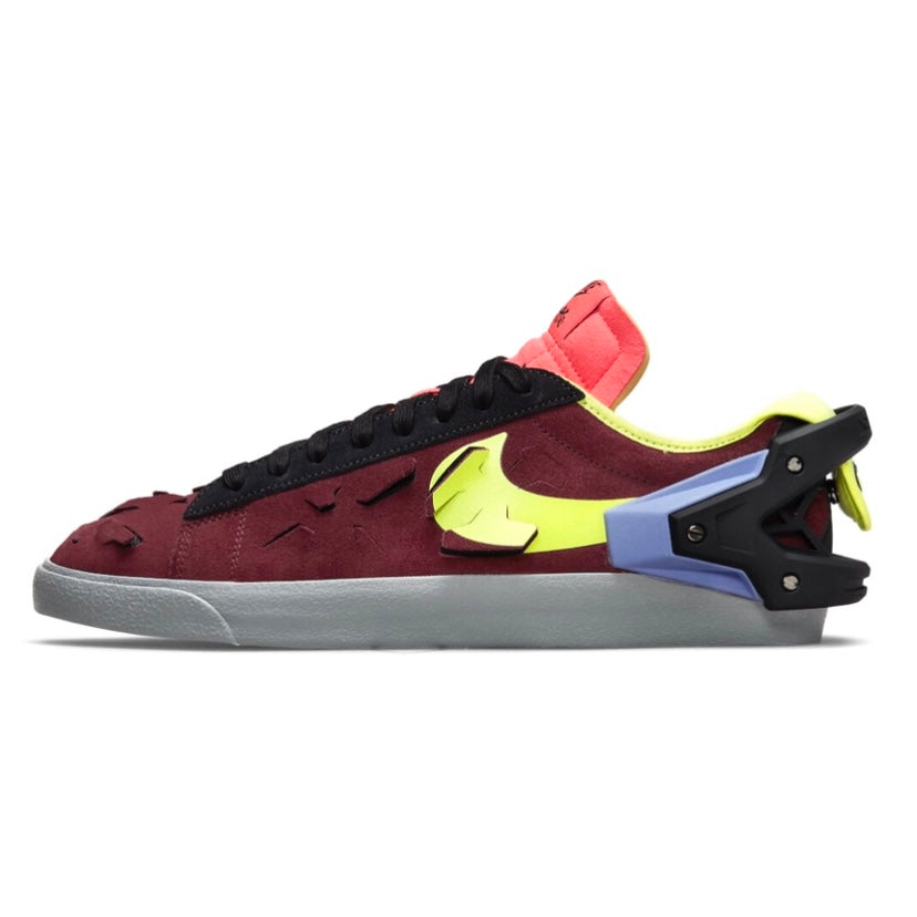Nike Blazer Low Acronym Night Maroon Sneakers - Men's Casual Shoes for Streetwear & Everyday Wear | Perfect for Urban Fashion & Gym Outfits