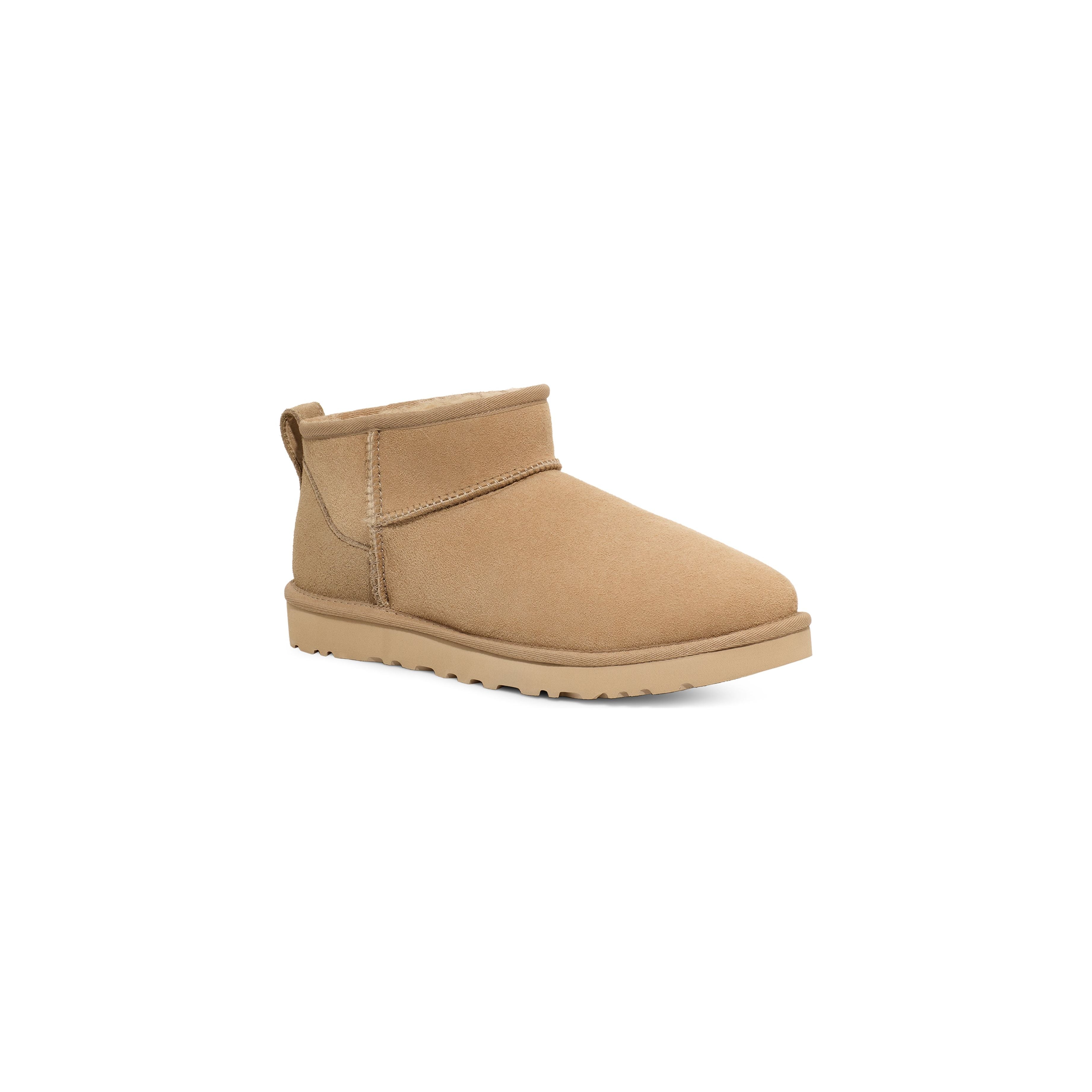 UGG Men's Classic Ultra Mini Boots in Mustard Seed - Comfortable Winter Boots for Men, Casual & Outdoor Wear
