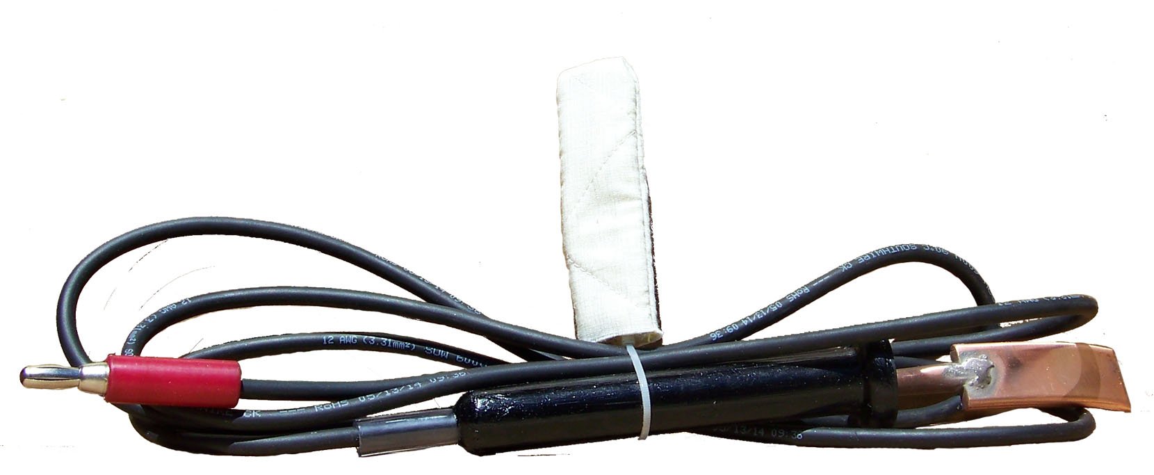 HTR121-1 Replacement Spoon Applicator & Lead for Heat Tint Removal Machine - Perfect for Welding, Metalworking & Stainless Steel Restoration Projects