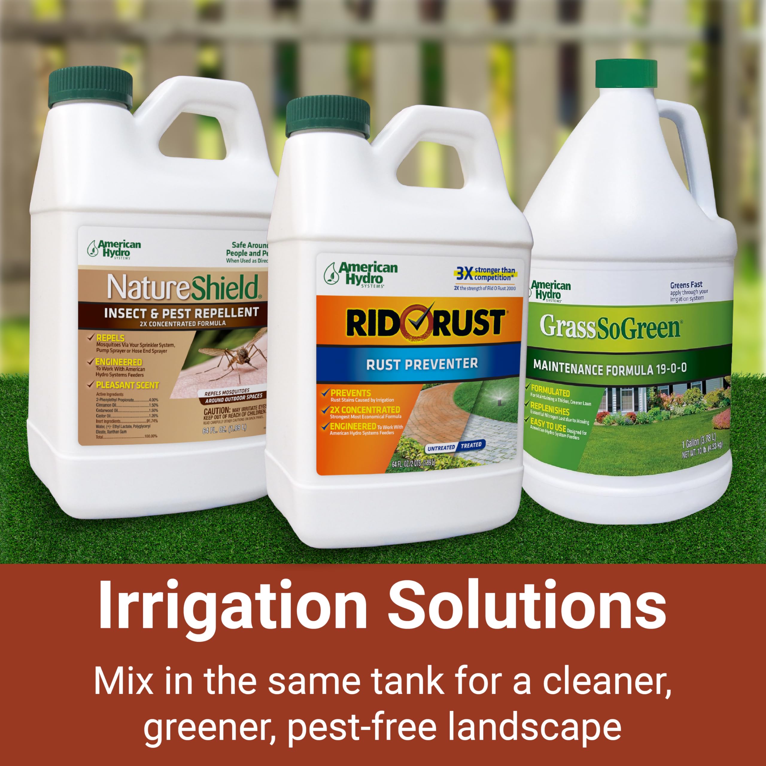 Rid-O-Rust Outdoor Rust Preventer Spray - 64oz (4 Pack) - Heavy Duty Water-Based Formula Prevents Rust & Stains from Irrigation - Ideal for Garden Tools, Fences, Outdoor Furniture & Metal Surfaces