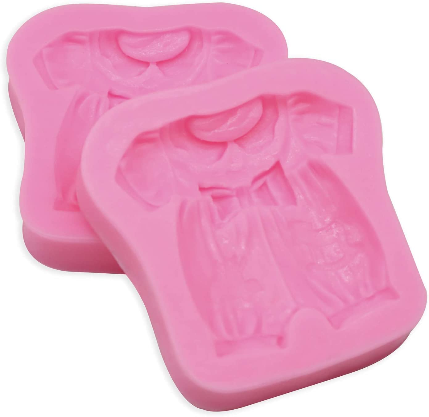 RKPM HOMES 3D Silicone Baby Clothes Chocolate Mold | DIY Fondant Candy Baking Tool for Cake, Chocolate, Ice Jelly & Soap Making | Reusable Multi-Color Bakeware | Perfect for Birthday Parties, Baby Showers & Holiday Treats