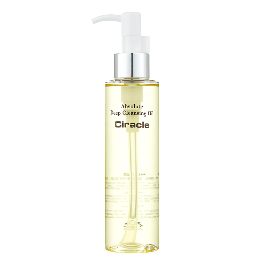 Ciracle Absolute Deep Cleansing Oil 150ml - Korean Facial Cleanser for Acne & Blackheads - Gentle Makeup Remover & Pore Cleanser for Oily & Sensitive Skin - Perfect for Daily Skincare Routine & Travel