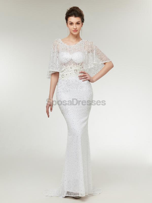 Elegant Off-Shoulder White Lace Mermaid Prom Dress for Evening Parties & Formal Events | Perfect for Homecoming, Prom Night & Special Occasions | Style 12009
