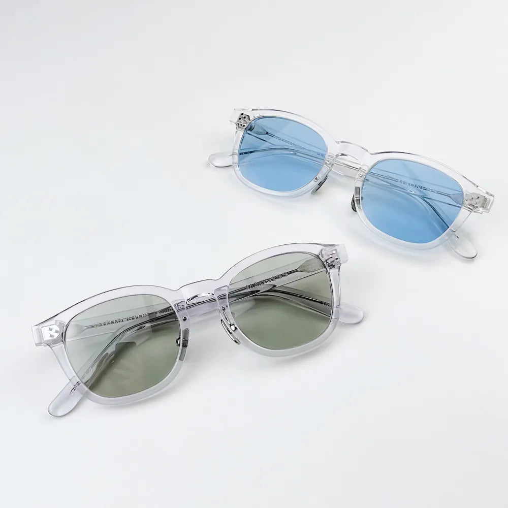 Stylish Unisex Black Square Acetate Sunglasses with Full Rim - UV Protection for Men & Women - Perfect for Driving, Beach, and Outdoor Activities