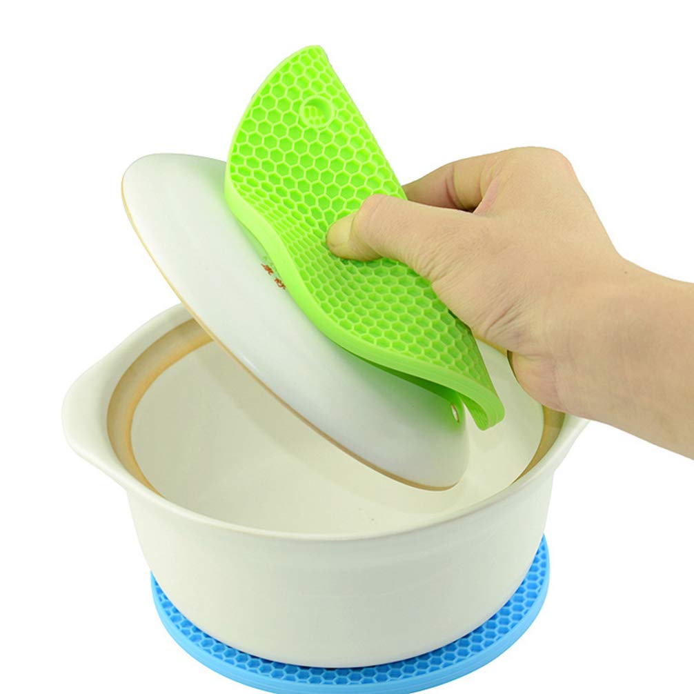 DOITOOL Heat Resistant Silicone Teapot Mat - Non-Slip Hot Pot Holder Pad for Kitchen, Stove & Table - Perfect for Tea Kettles, Coffee Pots & Hot Dishes (12