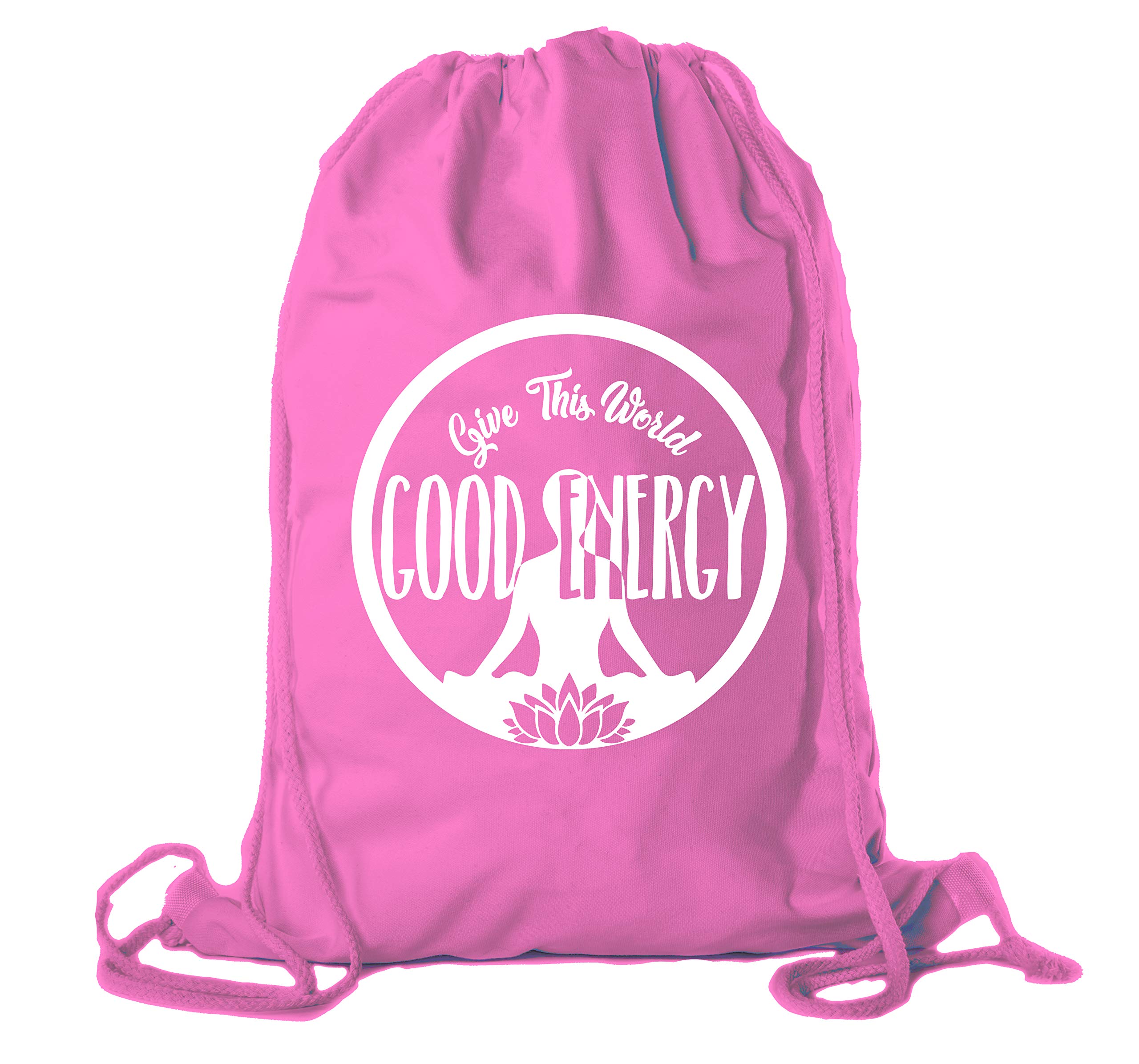 **Premium Cotton Drawstring Yoga Gym Bag - Lightweight & Durable for Yoga Blocks, Clothes & Accessories - Perfect for Yoga Studio, Gym & Travel**