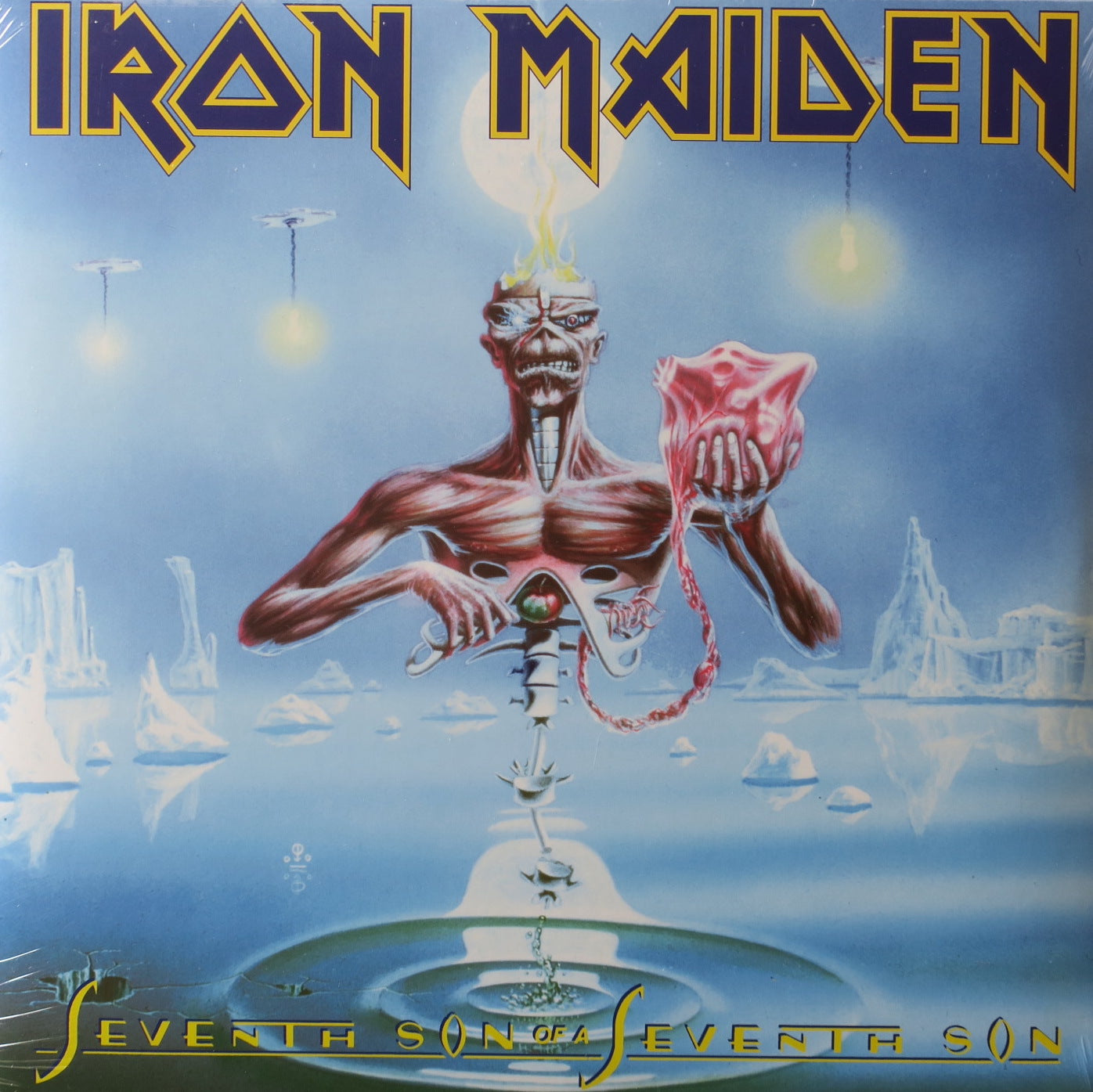 Iron Maiden 'Seventh Son of a Seventh Son' Vinyl LP Record - Heavy Metal Music Album for Collectors & Audiophiles - Perfect for Home Listening & Music Collections