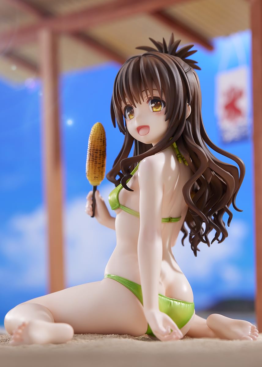 Ques Q Love-RU Darkness 1/7 Scale PVC Figure - Mikan Yuuki in Bikini (12cm) - Anime Collectible for Display & Gift