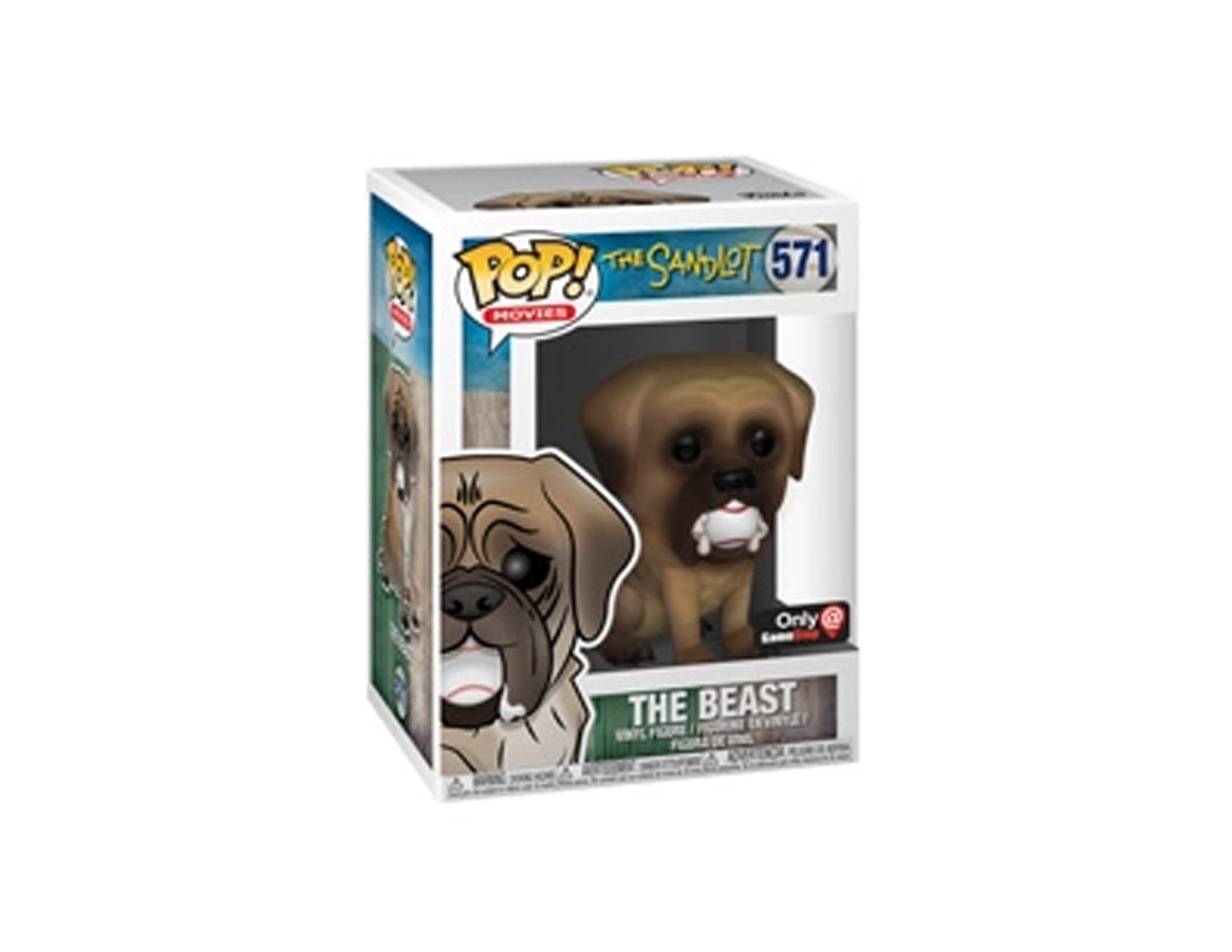 Funko Pop! Movies The Sandlot The Beast #571 - Collectible Vinyl Figure for Movie Fans & Pop Culture Enthusiasts - Perfect for Display, Gifts, and Themed Collections