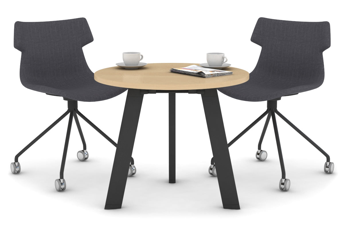 Round Conference Table 700mm - Modern Office Meeting Table for Small Spaces, Boardrooms & Collaborative Workspaces
