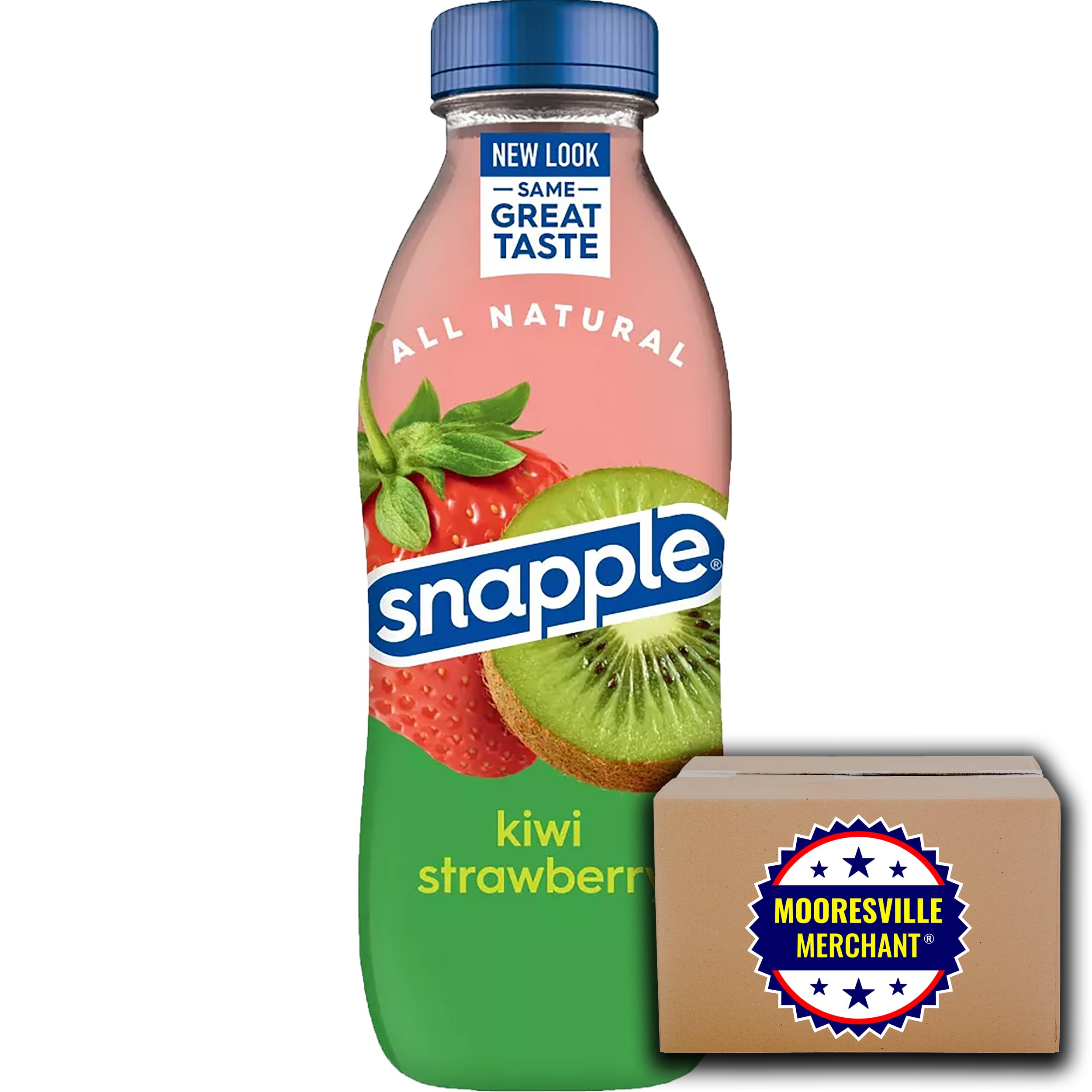 Kiwi Strawberry Juice Drink - 16 fl oz (12 Pack) | Refreshing Fruit Beverage for Kids & Adults | Perfect for Lunchboxes, Parties & Healthy Snacking