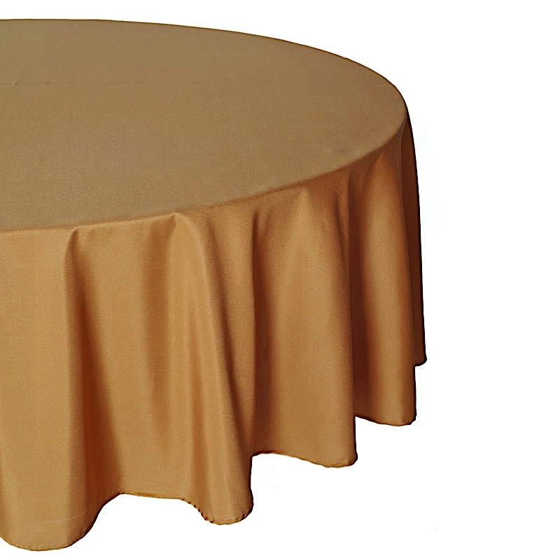 108 Polyester Round Tablecloth for Wedding, Party & Events - Elegant & Durable Table Linens for Dining, Banquet & Home Decor