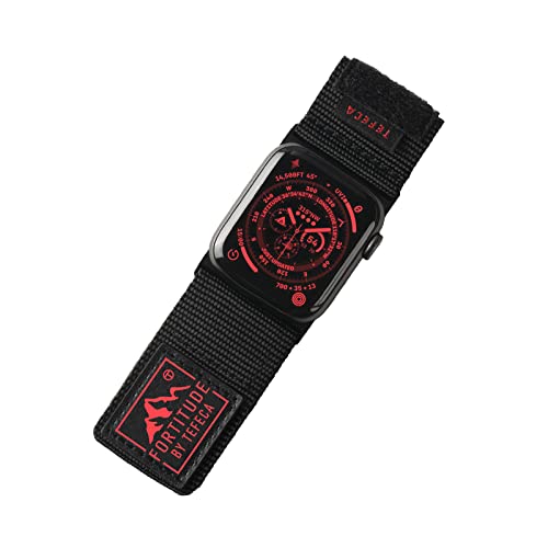 Tefeca Fortitude Series Adjustable Strap for Apple Watch & Apple Watch Ultra - Premium Durable Sport Band for Gym, Running & Outdoor Activities
