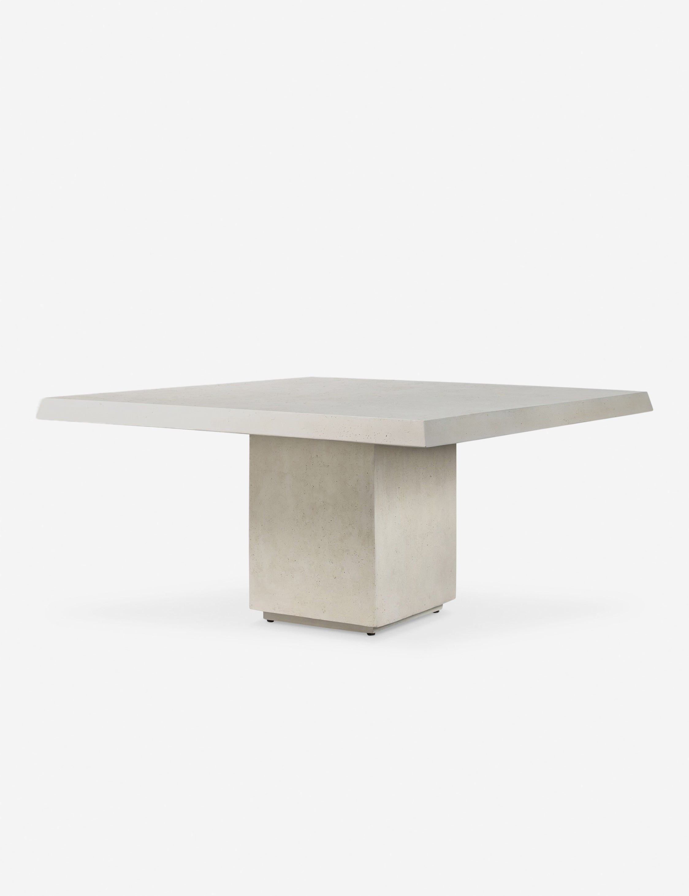Avila Indoor Outdoor Square Dining Table - Modern Farmhouse Style by Amber Lewis & Four Hands - Perfect for Patio, Backyard, and Dining Room Gatherings